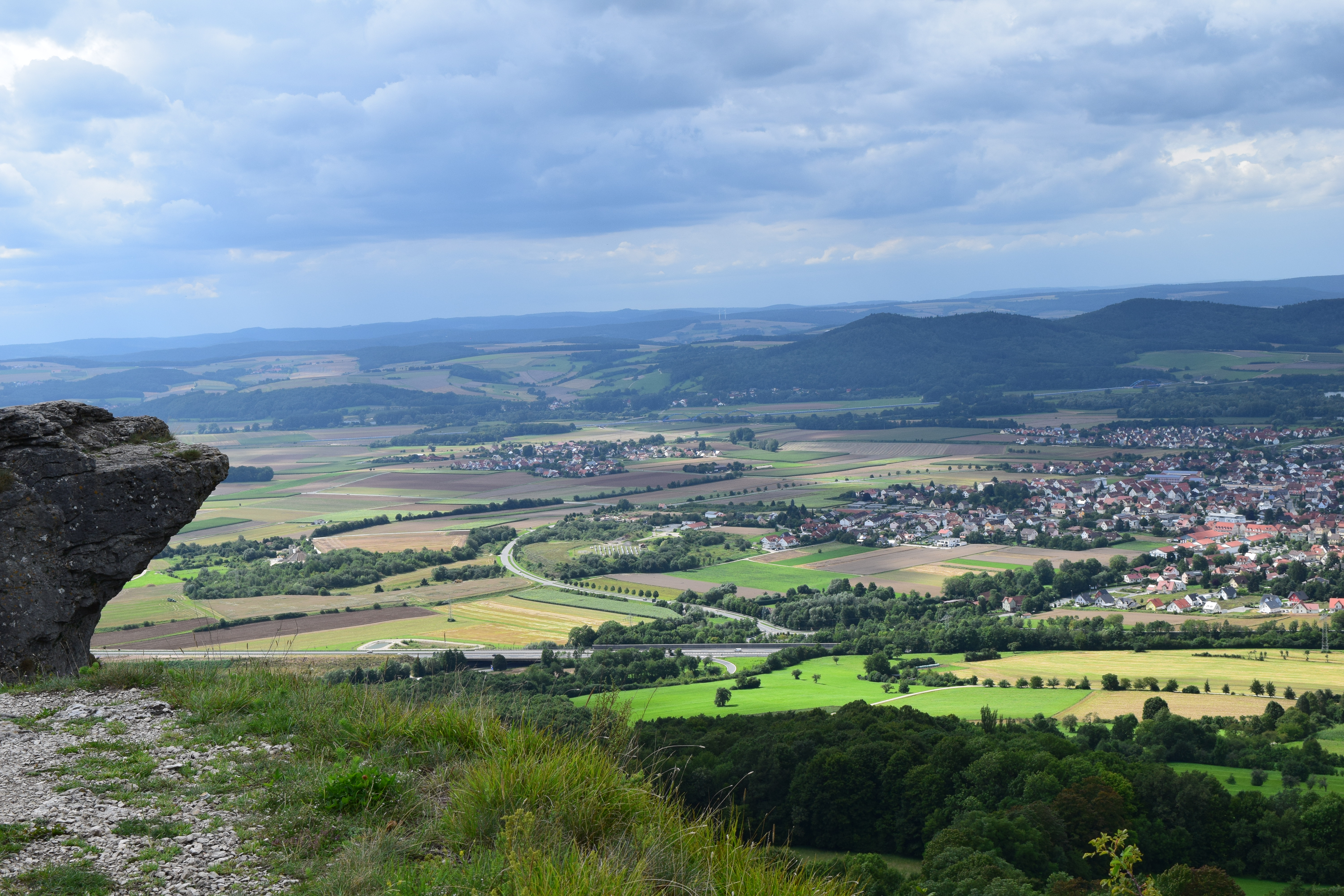 Ausblick vom Staffelberg bei gutem Wetter
