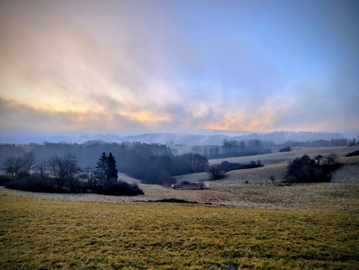 Sonnenaufgang bei Altdorf