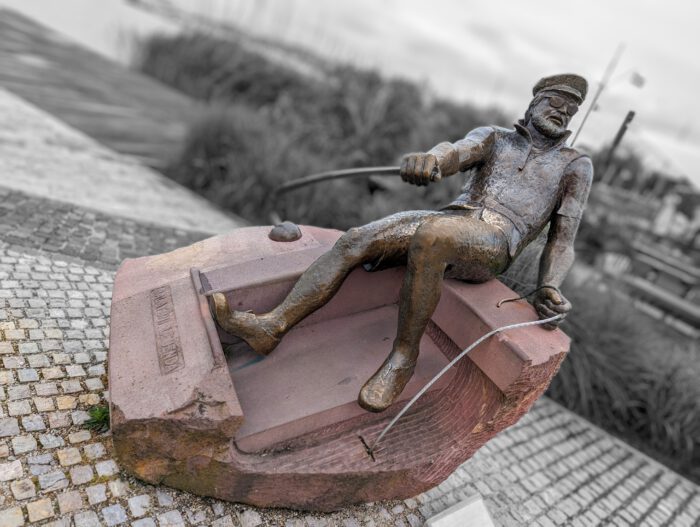 Statue in Balatonfüred am Hafen